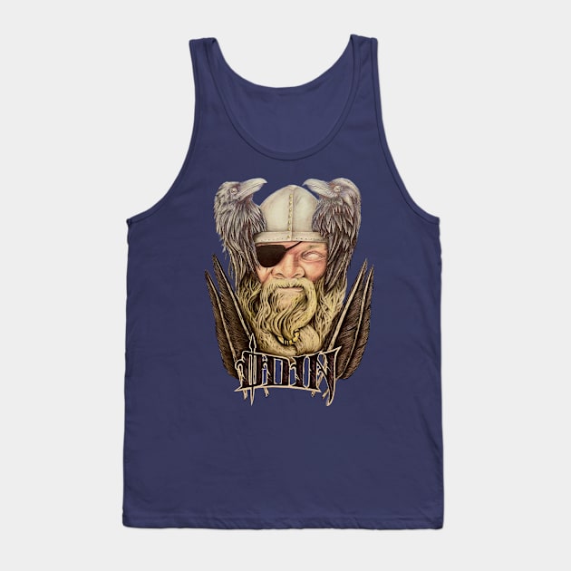 Hail Odin Tank Top by Heathen Tattoo